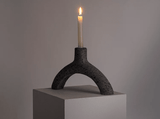 WISHBONE LAVA STONE CANDLE HOLDER - THE WILD SHOWCASE