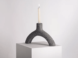 WISHBONE LAVA STONE CANDLE HOLDER - THE WILD SHOWCASE