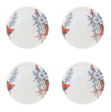 4 x Pastaborden vogels Bamboo & Singing Birds - THE WILD SHOWCASE