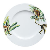 4x Dinner plates Jungle Stories Monkey - THE WILD SHOWCASE