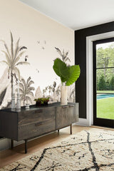 Wallpaper Jungle Landscape Sepia Jungle Landscape