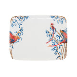 Rectangle plate or Sushi dish Bamboo & Singing Birds - The Wild Showcase