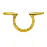 Akuu Brass Statement Ring - THE WILD SHOWCASE