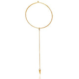 Astra Brass Pendant Choker - THE WILD SHOWCASE