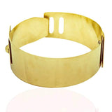 Bahati Almaz Brass Statement Choker - THE WILD SHOWCASE