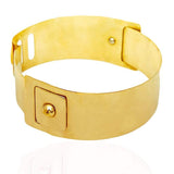 Bahati Almaz Brass Statement Choker - THE WILD SHOWCASE