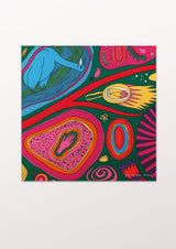 Birth Green Pocket Square - THE WILD SHOWCASE