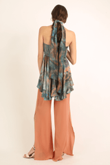 CALATEIA ASYMMETRIC BLOUSE - THE WILD SHOWCASE