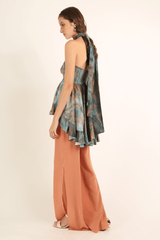 CALATEIA ASYMMETRIC BLOUSE - THE WILD SHOWCASE