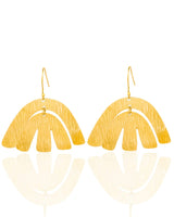Dhamani Adele Statement Brass Earrings - The Wild Showcase
