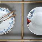 Dinner plates Blue Bamboo - The Wild Showcase