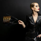 Dune Mini Bucket Bag: Designer Leopard Print Bag with Fringe - THE WILD SHOWCASE