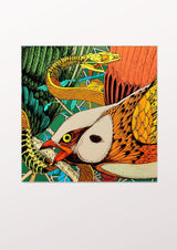 Eden Bird Pocket Square - THE WILD SHOWCASE