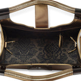 Empire Cheetah Mini Hobo: Designer Shoulder Bag in Metallic Gold Embossed Leather - THE WILD SHOWCASE