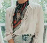 Fifi Silk Satin Scarf - THE WILD SHOWCASE