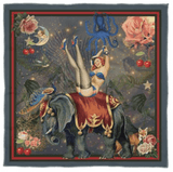 Fifi Silk Satin Scarf - THE WILD SHOWCASE