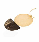 Fintan Handmade Brass Neckpiece with Ankole Cow Horn - THE WILD SHOWCASE