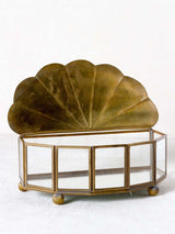 Jewelry box brass flower - THE WILD SHOWCASE