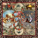 Le Cirque Du Monde Real Silk Georgette Scarf - THE WILD SHOWCASE