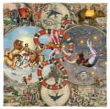 Le Cirque Du monde Silk Satin Scarf - THE WILD SHOWCASE