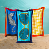 LEOPARD BEACH TOWEL - THE WILD SHOWCASE