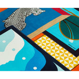 LEOPARD BEACH TOWEL - THE WILD SHOWCASE