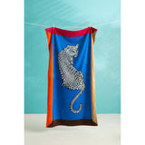 LEOPARD BEACH TOWEL - THE WILD SHOWCASE