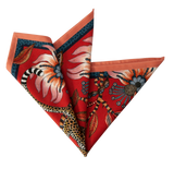 Leopard Napkins in Royal Red - The Wild Showcase