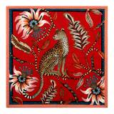 Leopard Napkins in Royal Red - The Wild Showcase