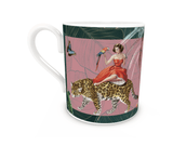Mary Bone China Coffee Cup - Pink - THE WILD SHOWCASE