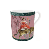Mary Bone China Coffee Cup - Pink - THE WILD SHOWCASE