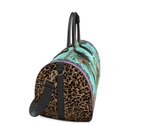 Mary Leather Duffle Bag (turquoise) - THE WILD SHOWCASE