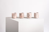 MEZCALEROS CICLADES PINK MARBLE - 4 PIECES - THE WILD SHOWCASE