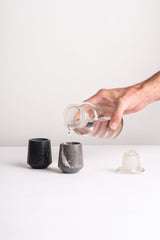 MEZCALEROS GRADIVA GRAY MARBLE - 4 PIECES - THE WILD SHOWCASE