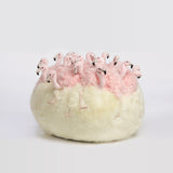 MINI POUF FLAMINGO FLUFFY BALL - The Wild Showcase