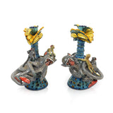 Monkey Candle Holders - THE WILD SHOWCASE