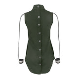 NAPA STRAPPED CRYSTAL SLEEVE TOP - THE WILD SHOWCASE