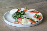 OLA WHITE MARBLE PLATE - THE WILD SHOWCASE
