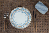 Pasta Plates Blue Bamboo - THE WILD SHOWCASE