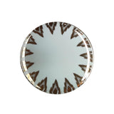 Porcelain Plate UZBEK GOLD 27'cm - THE WILD SHOWCASE