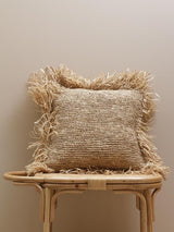Raffia Cushion - THE WILD SHOWCASE