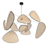 Rattan ceiling lamp - THE WILD SHOWCASE