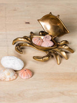Storage box Crab brass - THE WILD SHOWCASE