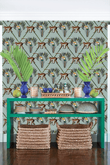 Wallpaper Bamboo pattern Toucan - THE WILD SHOWCASE