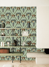 Wallpaper Bamboo pattern Toucan - THE WILD SHOWCASE