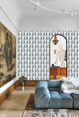 Wallpaper Isabelle Aquarel Leaves - THE WILD SHOWCASE