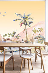 Wallpaper Jungle Landscape Sepia Jungle Landscape - THE WILD SHOWCASE