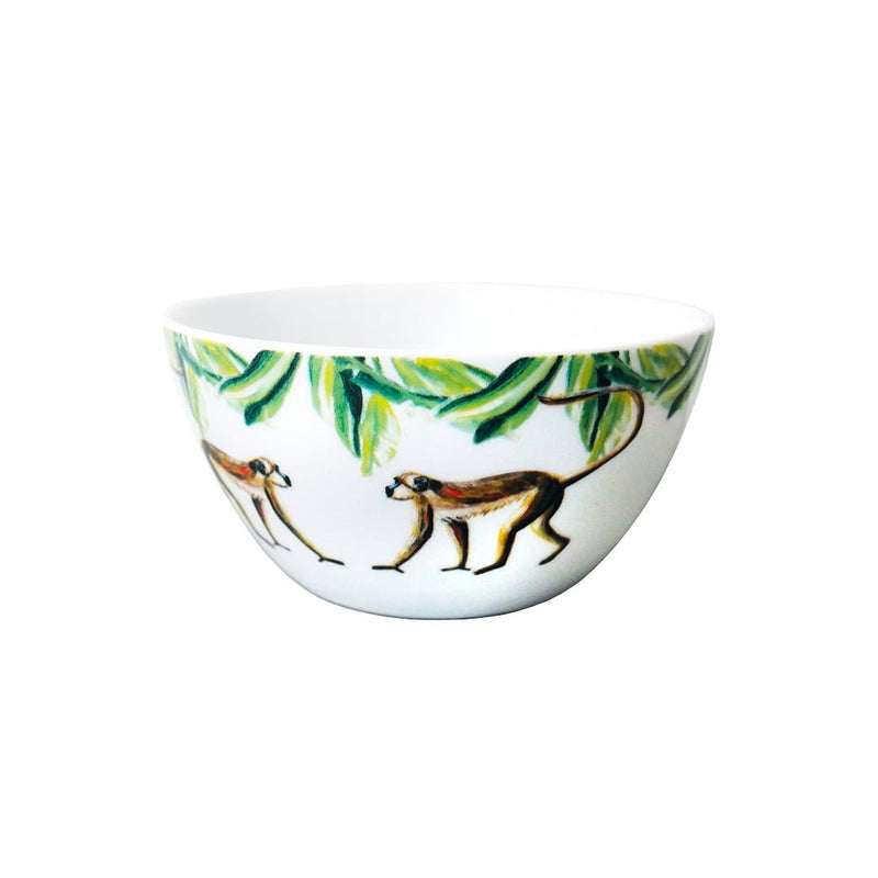 4 x Breakfast bowls monkey Jungle Stories Monkey - THE WILD SHOWCASE