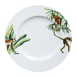 4x Dinner plates Jungle Stories Monkey - THE WILD SHOWCASE
