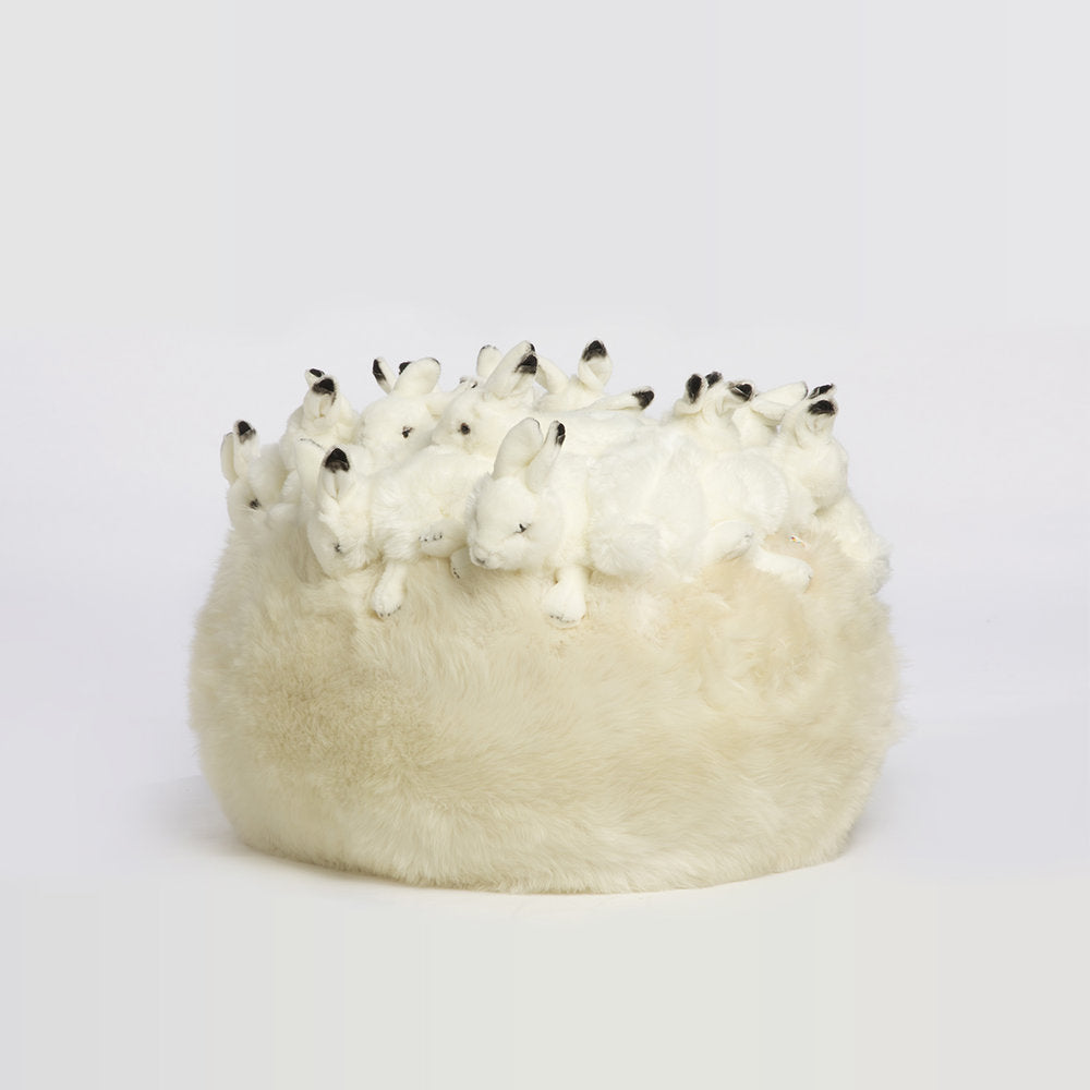 MINI POUF BUNNY FLUFFY BALL – THE WILD SHOWCASE